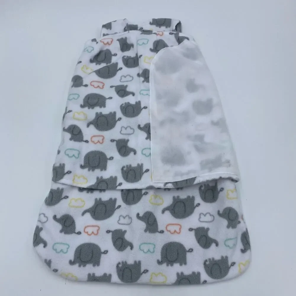 Halo Elephant Micro Fleece Sleepsack Swaddle Size NB 0-3M